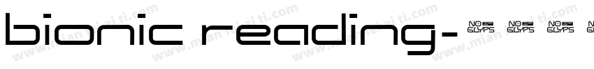 bionic reading字体转换